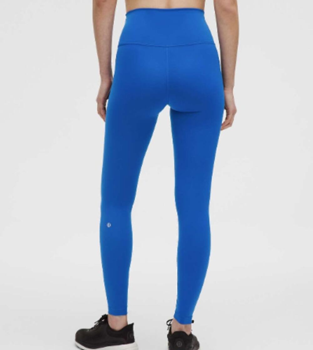 Lululemon Wunder Train High-Rise Tight 31" Galactic Cobalt Sz 8